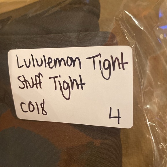 Lululemon Tight Stuff Tight II *25" Leggings Dark Olive Green Size 4 - Picture 12 of 12